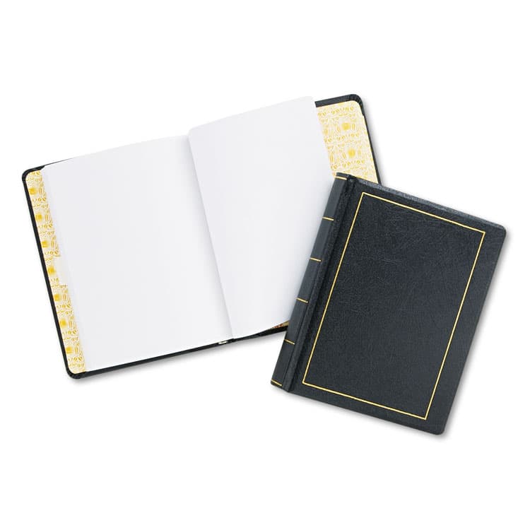 WILSON JONES CO. Looseleaf Corporation Minute Book, 1-Subject, Unruled, Black/Gold Cover, (250) 11 x 8.5 Sheets (WLJ039511)