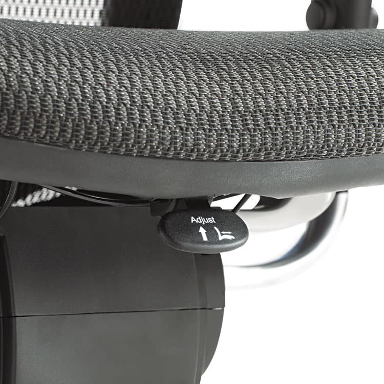 ALERA Alera EQ Series Ergonomic Multifunction Mid-Back Mesh Chair, Supports Up to 250 lb, Black (ALEEQA42ME10B) thumbnail 2