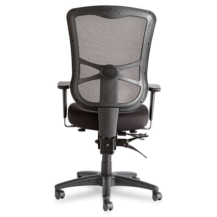 ALERA Alera Elusion Series Mesh High-Back Multifunction Chair, Supports Up to 275 lb, 17.2" to 20.6" Seat Height, Black (ALEEL41ME10B) thumbnail 2