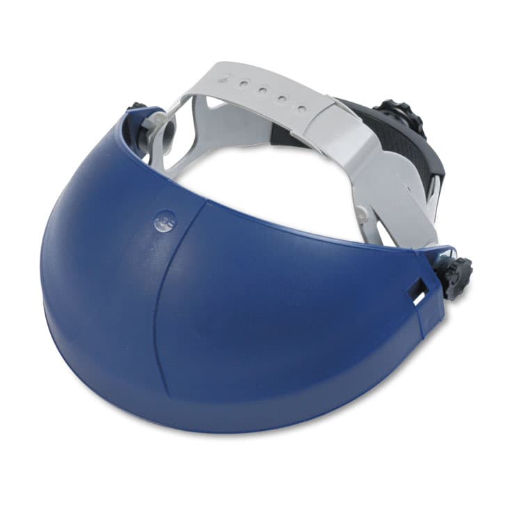 3M/COMMERCIAL TAPE DIV. Tuffmaster Deluxe Headgear with Ratchet Adjustment, 8 x 14, Blue (MMM8250100000)