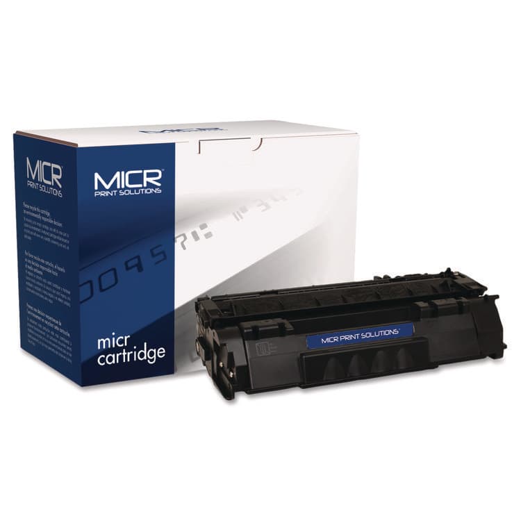 MICR Print Solutions Compatible Q7553A(M) (53AM) MICR Toner, 3,000 Page-Yield, Black (MCR53AM)