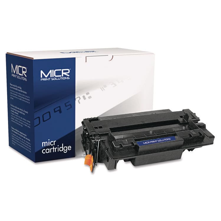MICR Print Solutions Compatible CE255X(M) (55XM) High-Yield MICR Toner, 12,500 Page-Yield, Black (MCR55XM)
