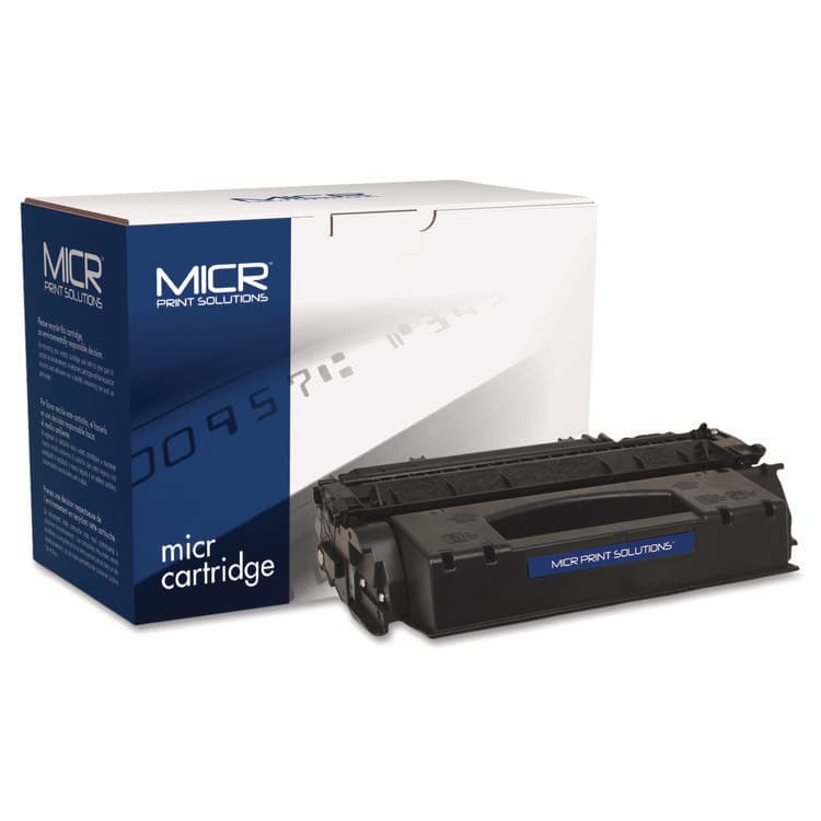 MICR Print Solutions Compatible Q7553X(M) (53XM) High-Yield MICR Toner, 7,000 Page-Yield, Black (MCR53XM)
