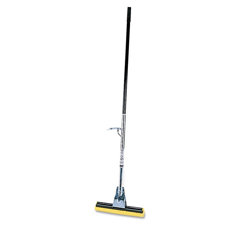 RUBBERMAID COMMERCIAL PROD. Steel Sponge Mop, 12" Yellow Cellulose Sponge Head, Bronze Steel Handle (RCP6435BZE)