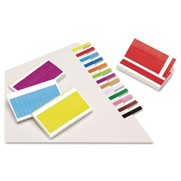 REDI-TAG CORPORATION Removable/Reusable Page Flags, 13 Assorted Colors, 240 Flags/Pack (RTG20202)