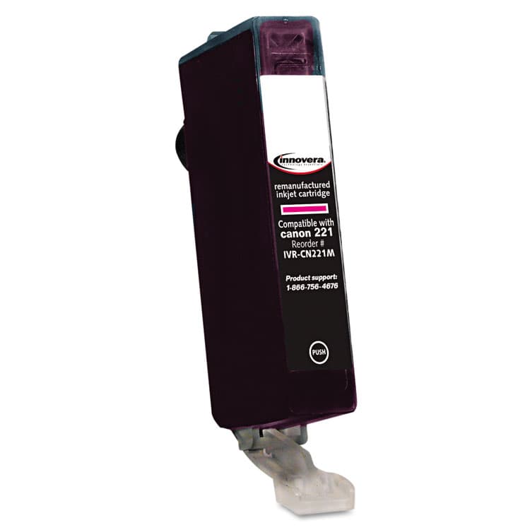 INNOVERA Remanufactured Magenta Ink, Replacement for CLI-221M (2948B001), 530 Page-Yield (IVRCNCLI221M) thumbnail 3
