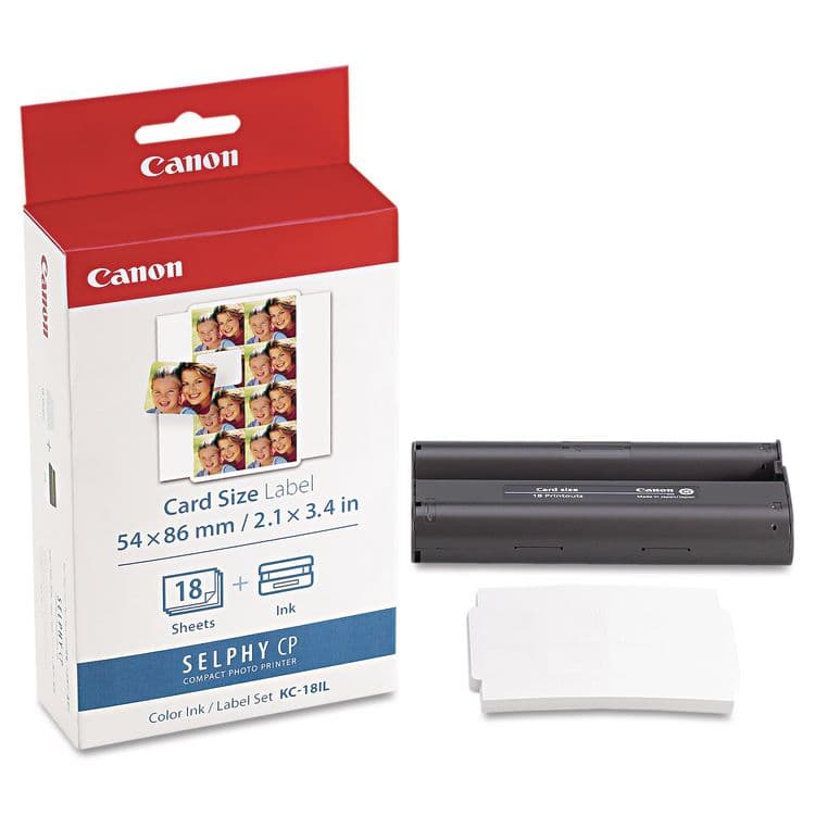 CANON USA, . 7740A001 (KC-18IL) Ink/Label Combo, Black/Tri-Color (CNM7740A001) thumbnail 2