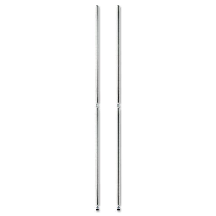 ALERA Stackable Posts For Wire Shelving, 36" High, Silver, 4/Pack (ALESW59PO36SR) thumbnail 2