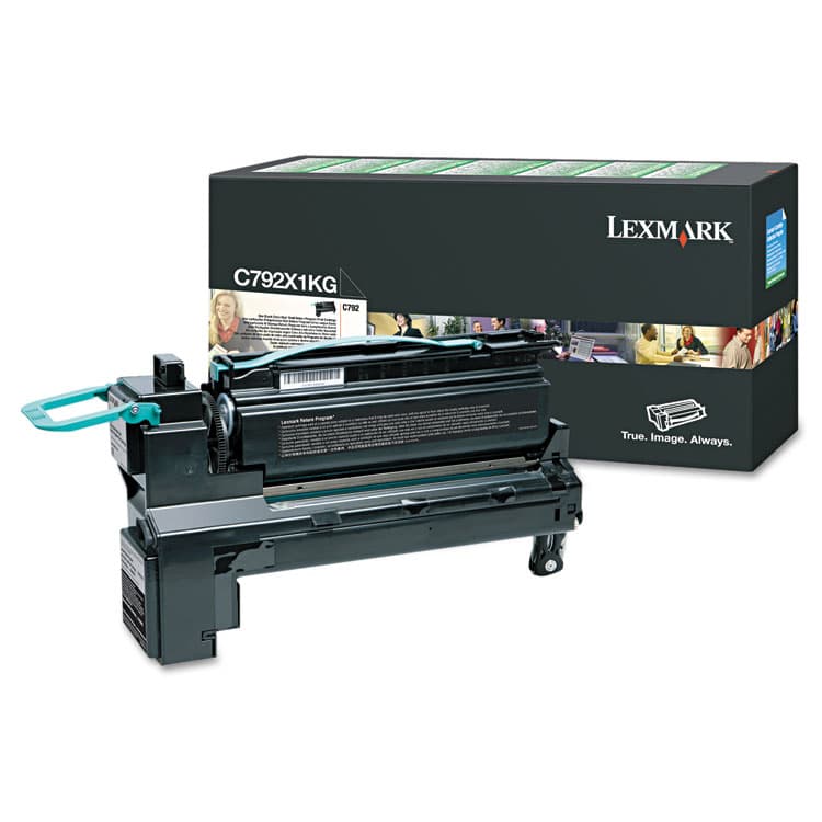 LEXMARK INT'L, . C792X1KG Return Program Extra High-Yield Toner, 20,000 Page-Yield, Black (LEXC792X1KG)