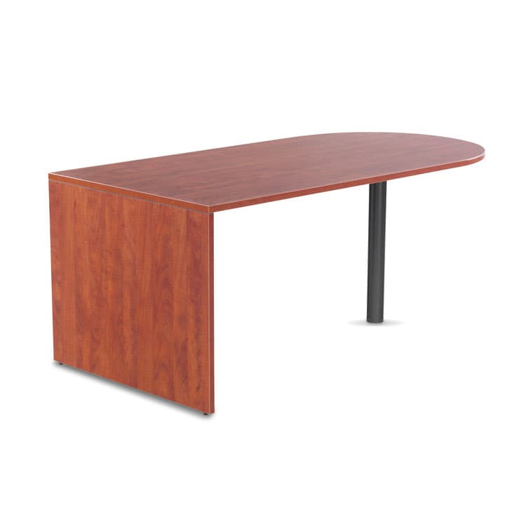 ALERA Alera Valencia Series D-Top Desk, 71" x 35.5" x 29.63", Medium Cherry (ALEVA277236MC) thumbnail 2