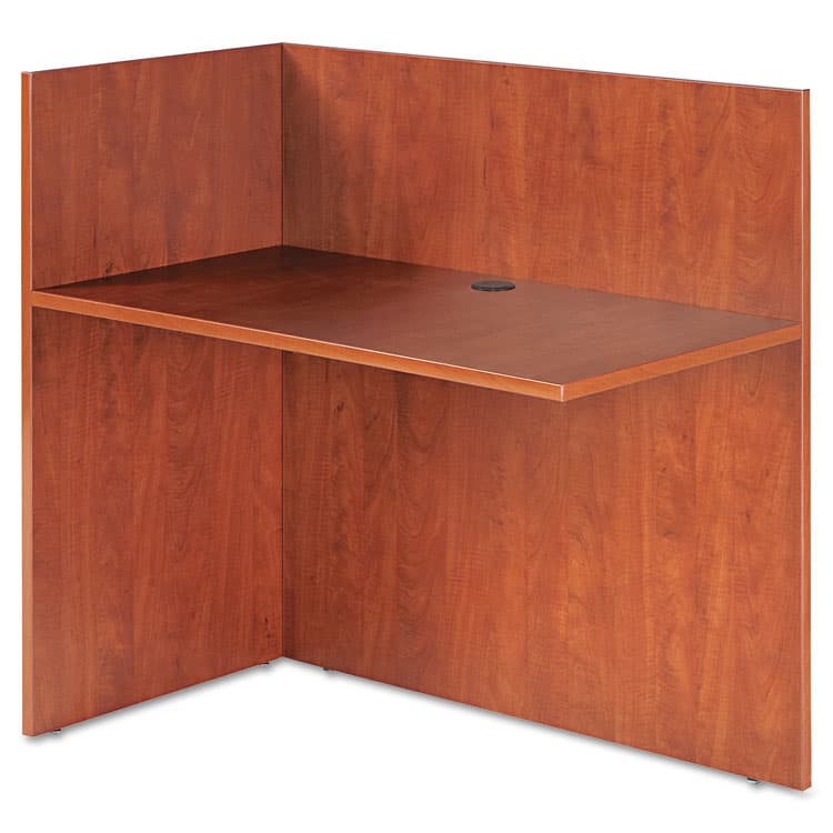 ALERA Alera Valencia Reversible Reception Return, 44.13w x 23.63d x 41.5h, Medium Cherry (ALEVA324424MC)