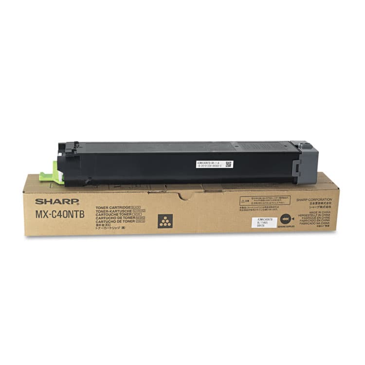 SHARP TONER MXC40NT1 Toner, 10,000 Page-Yield, Black (SHRMXC40NTB)