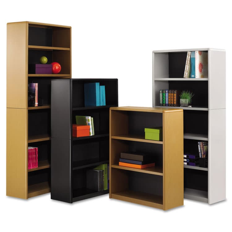 SAFCO PRODUCTS Value Mate Series Metal Bookcase, Six-Shelf, 31.75w x 13.5d x 80h, Black (SAF7174BL) thumbnail 2