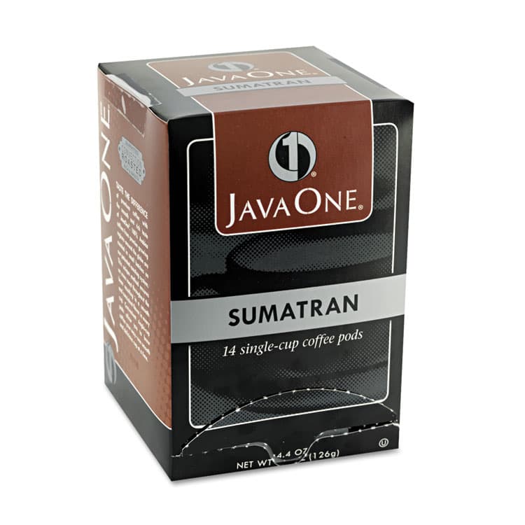 JAVA TRADING CO. Coffee Pods, Sumatra Mandheling, Single Cup, 14/Box (JAV60000) thumbnail 2