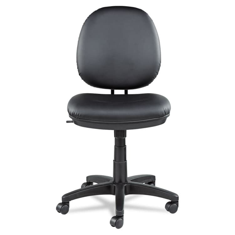 ALERA Alera Interval Series Swivel/Tilt Task Chair, Bonded Leather Seat/Back, Up to 275 lb, 18.11" to 23.22" Seat Height, Black (ALEIN4819)