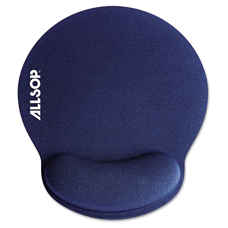 ALLSOP, . MousePad Pro Memory Foam Mouse Pad with Wrist Rest, 9 x 10, Blue (ASP30206)