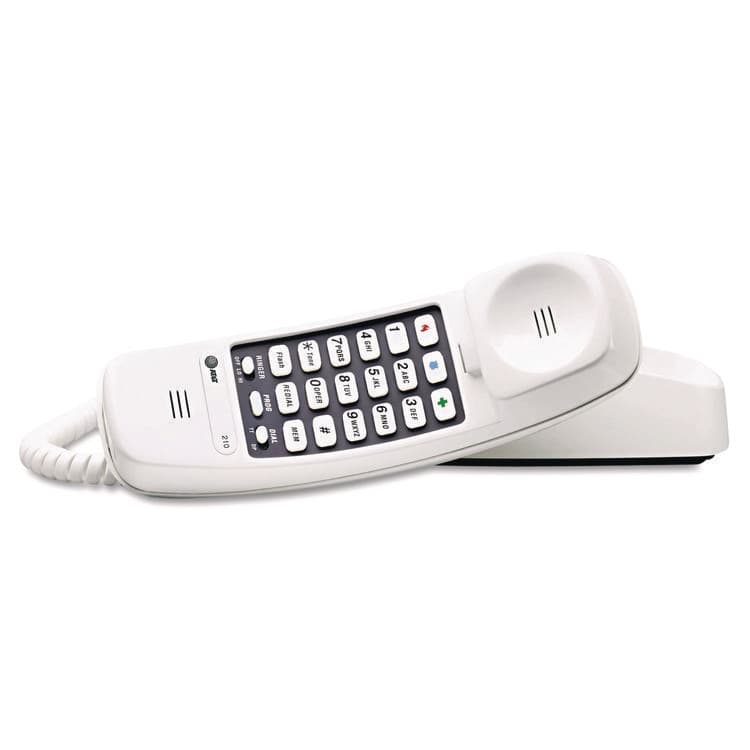 VTECH COMMUNICATIONS 210 Trimline Telephone, White (ATT210W)