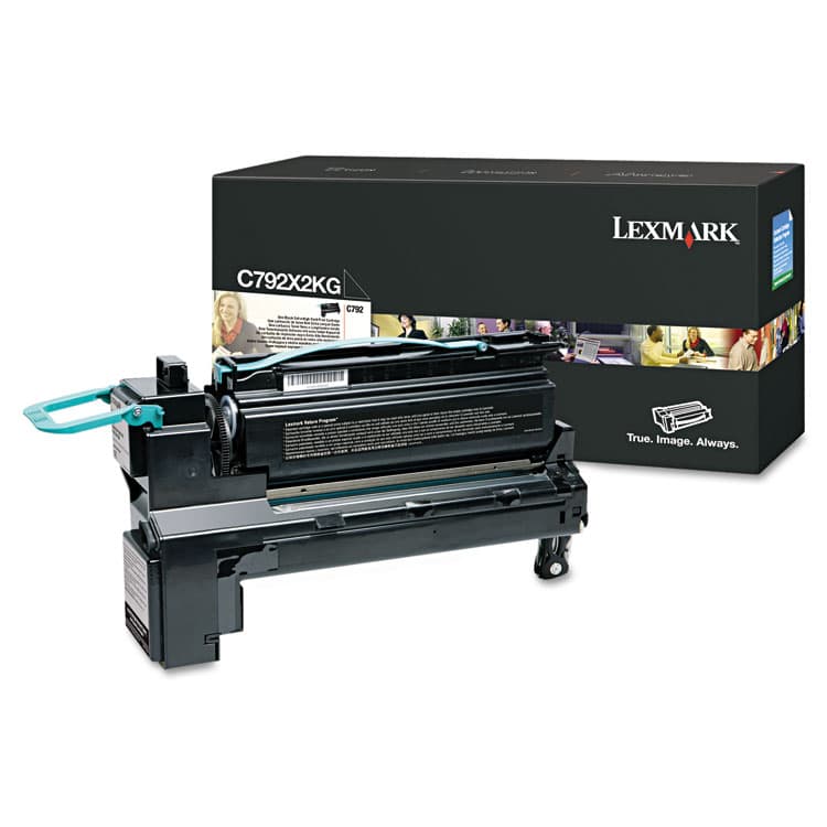 LEXMARK INT'L, . C792X2KG Extra High-Yield Toner, 20,000 Page-Yield, Black (LEXC792X2KG)