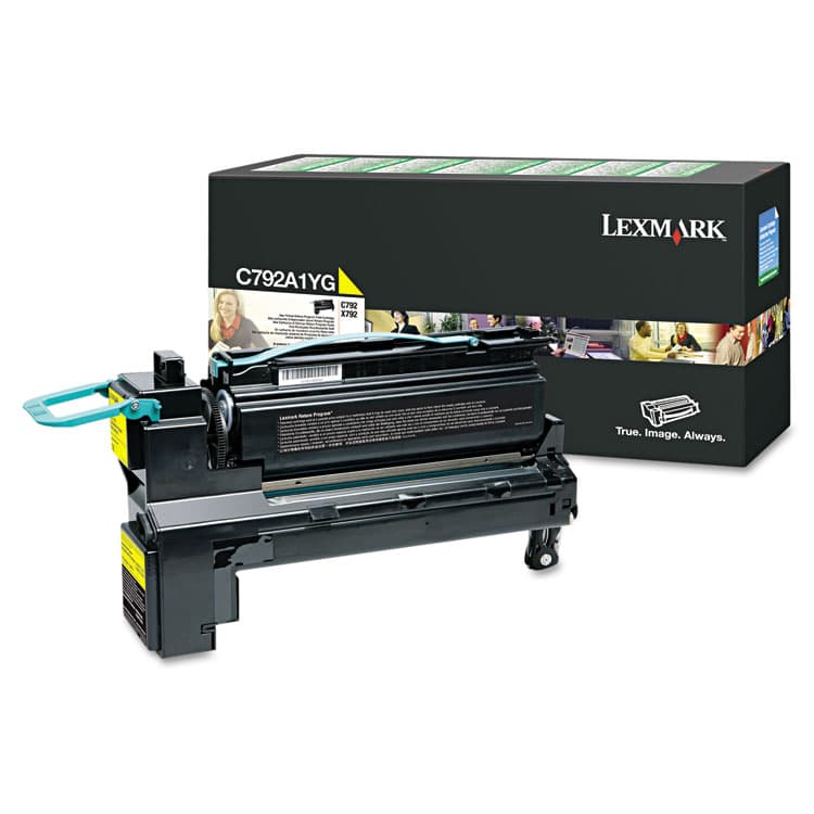 LEXMARK INT'L, . C792A1YG Return Program Toner, 6,000 Page-Yield, Yellow (LEXC792A1YG)
