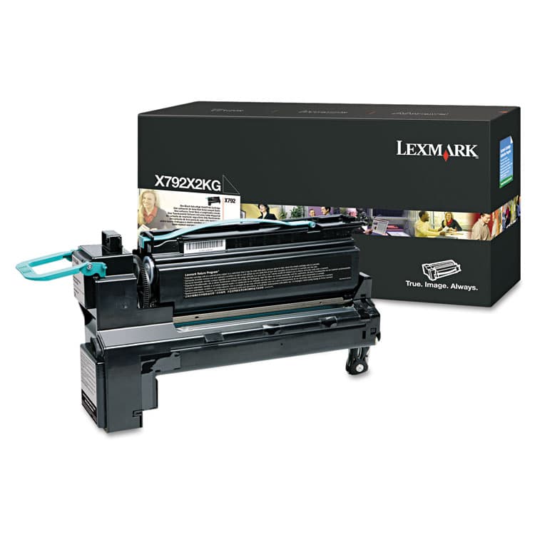 LEXMARK INT'L, . X792X2KG Extra High-Yield Toner, 20,000 Page-Yield, Black (LEXX792X2KG)