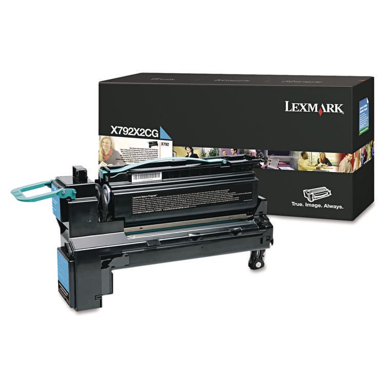 LEXMARK INT'L, . X792X2CG Extra High-Yield Toner, 20,000 Page-Yield, Cyan (LEXX792X2CG)