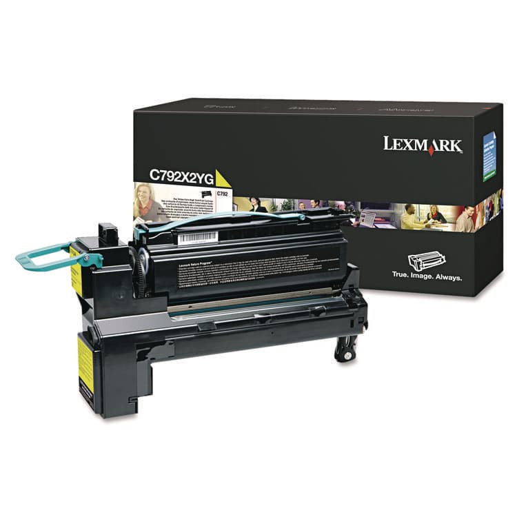 LEXMARK INT'L, . C792X2YG Extra High-Yield Toner, 20,000 Page-Yield, Yellow (LEXC792X2YG)