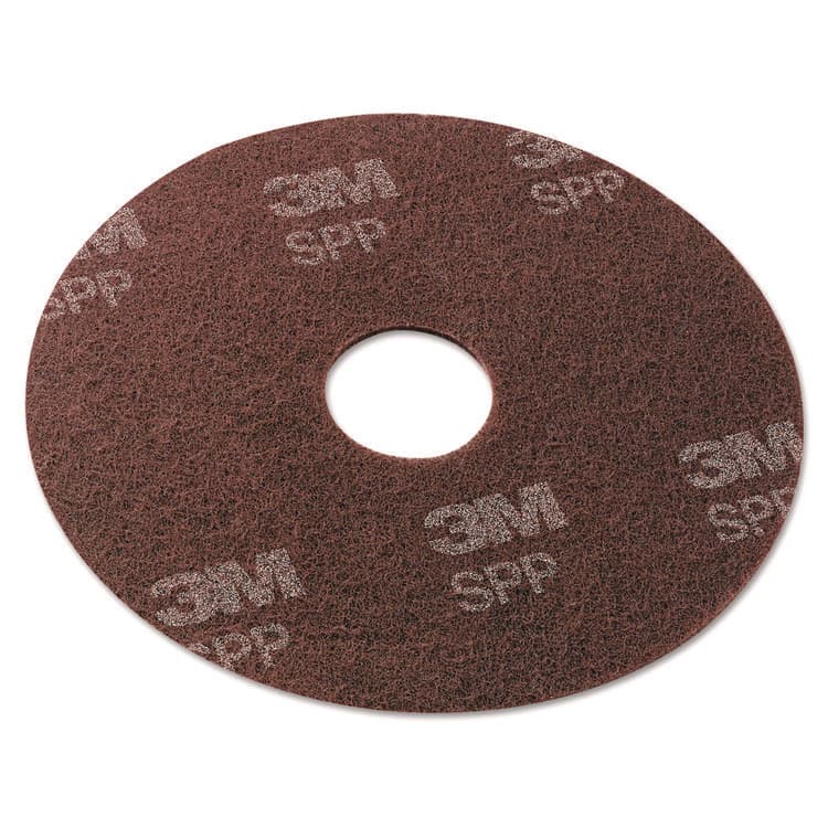 3M/COMMERCIAL TAPE DIV. Surface Preparation Pad, 18" Diameter, Maroon, 10/Carton (MMMSPP18)