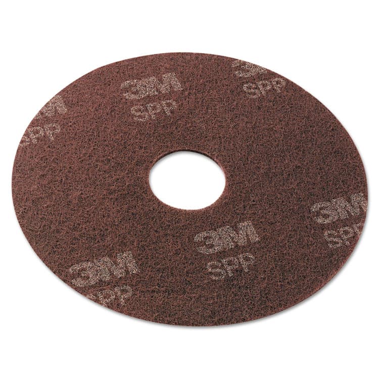 3M/COMMERCIAL TAPE DIV. Surface Preparation Pad, 20" Diameter, Maroon, 10/Carton (MMMSPP20)