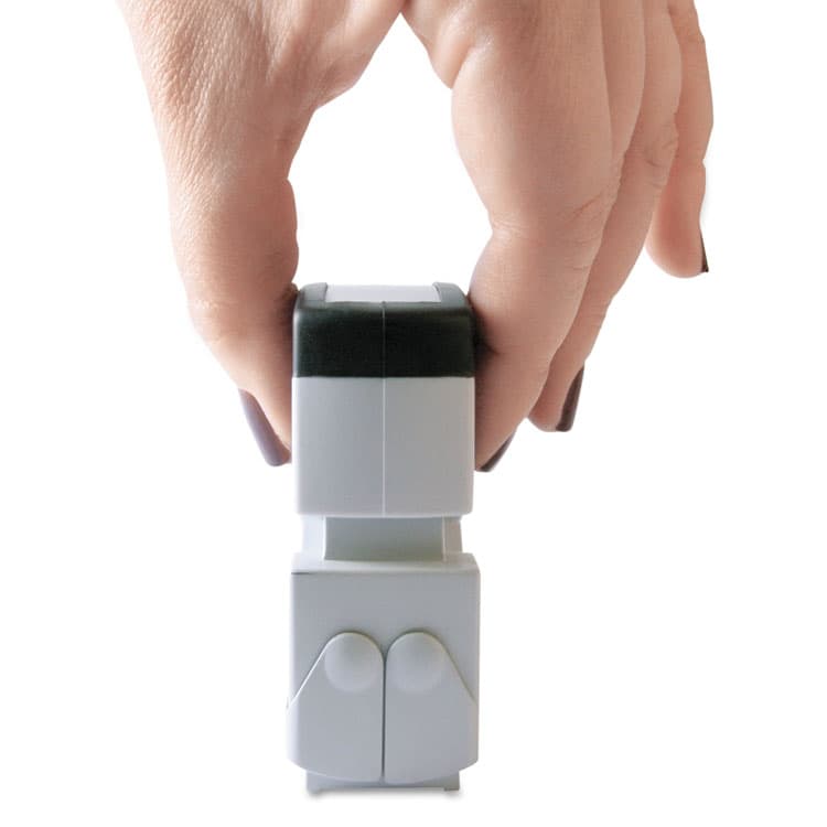 CONSOLIDATED STAMP Pre-Inked Shutter Stamp, Red, REVISED, 1.63 x 0.5 (COS035587) thumbnail 3