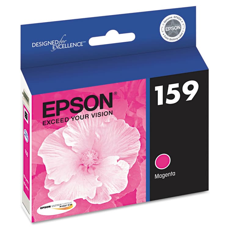 EPSON AMERICA, . T159320 (159) UltraChrome Hi-Gloss 2 Ink, Magenta (EPST159320)