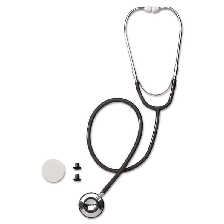 MEDLINE INDUSTRIES, . Dual-Head Stethoscope, 22" Long, Black Tube (MIIMDS926201)