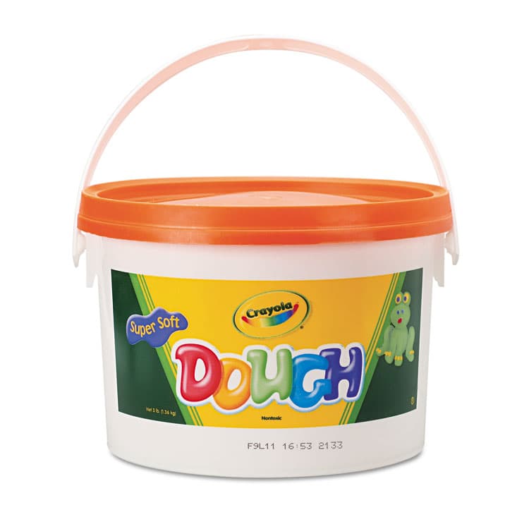 BINNEY & SMITH / CRAYOLA Modeling Dough Bucket, 3 lbs, Orange (CYO570015036)