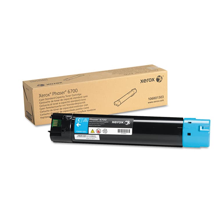 XEROX CORP. 106R01503 Toner, 5,000 Page-Yield, Cyan (XER106R01503)