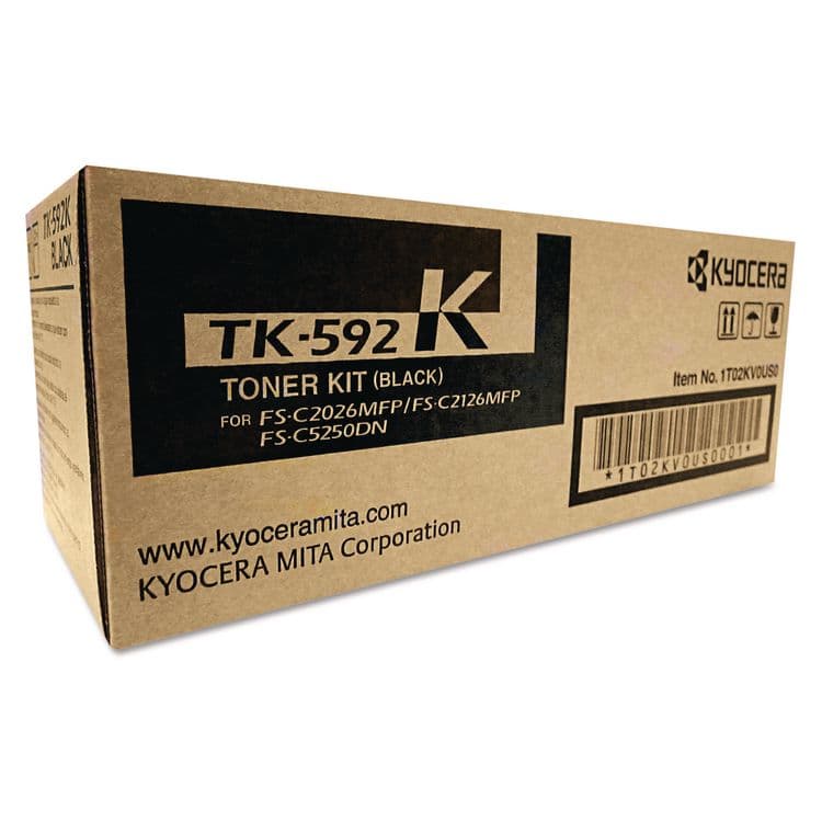 MITA TK592K Toner, 7,000 Page-Yield, Black (KYOTK592K)