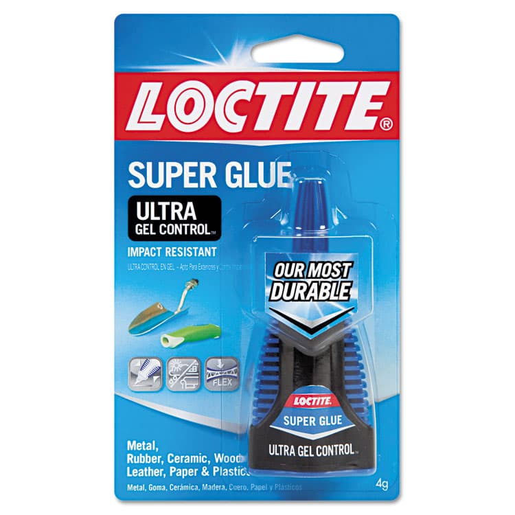 LOCTITE CORP. ACG Ultra Gel Control Super Glue, 0.14 oz, Dries Clear (LOC1363589) thumbnail 2
