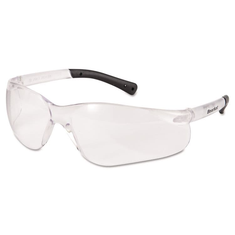 MCR SAFETY BearKat Safety Glasses, Frameless, Clear Single Anti-Fog Lens, 12/Box (CRWBK110AFBX)