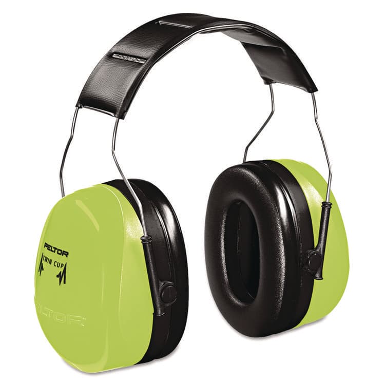 3M/COMMERCIAL TAPE DIV. Peltor Optime 105 Hi-Viz Earmuffs, 30 dB NRR, Hi-Viz Green (MMMH10AHV)