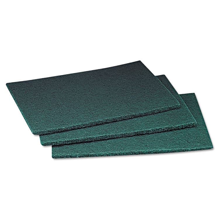 3M/COMMERCIAL TAPE DIV. Commercial Scouring Pad 96, 6 x 9, Green, 20 Pads/Box, 3 Boxes/Carton (MMM08293)