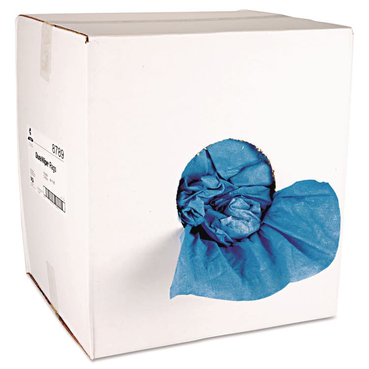 CHICOPEE, VeraClean Critical Cleaning Wipes, Creped Texture, Crumple, 1-Ply, 14 x 14, Unscented, Blue, 250/Carton (CHI8789)