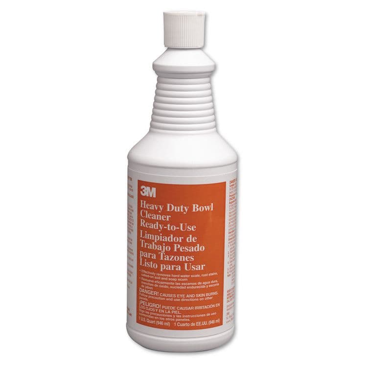 3M/COMMERCIAL TAPE DIV. Heavy-Duty Bowl Cleaner, 32 oz Bottle, 12/Carton (MMM34764) thumbnail 2