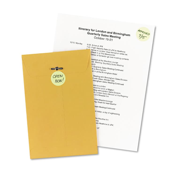 AVERY PRODUCTS CORPORATION Printable Self-Adhesive Removable Color-Coding Labels, 1.25" dia, Neon Yellow, 8/Sheet, 50 Sheets/Pack, (5499) (AVE05499) thumbnail 3