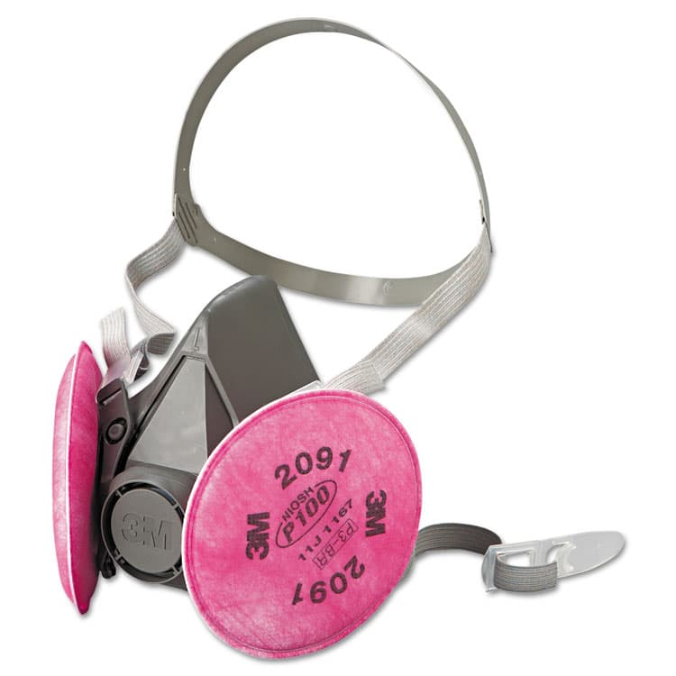 3M/COMMERCIAL TAPE DIV. Half Facepiece Respirator 6000 Series, Reusable, Large (MMM6391) thumbnail 2