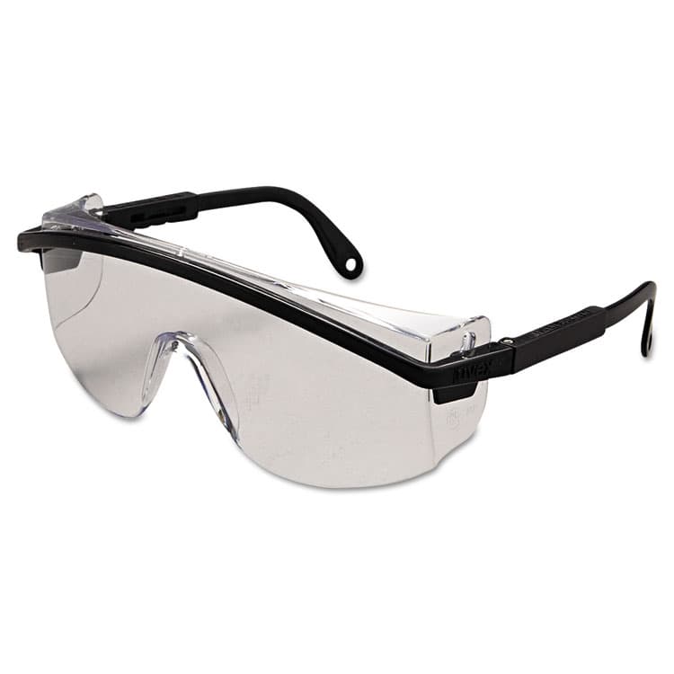 HONEYWELL ENVIRONMENTAL Astrospec 3000 Eyewear S135, Black Half Frame OTG, Clear Single Lens (UVXS135)