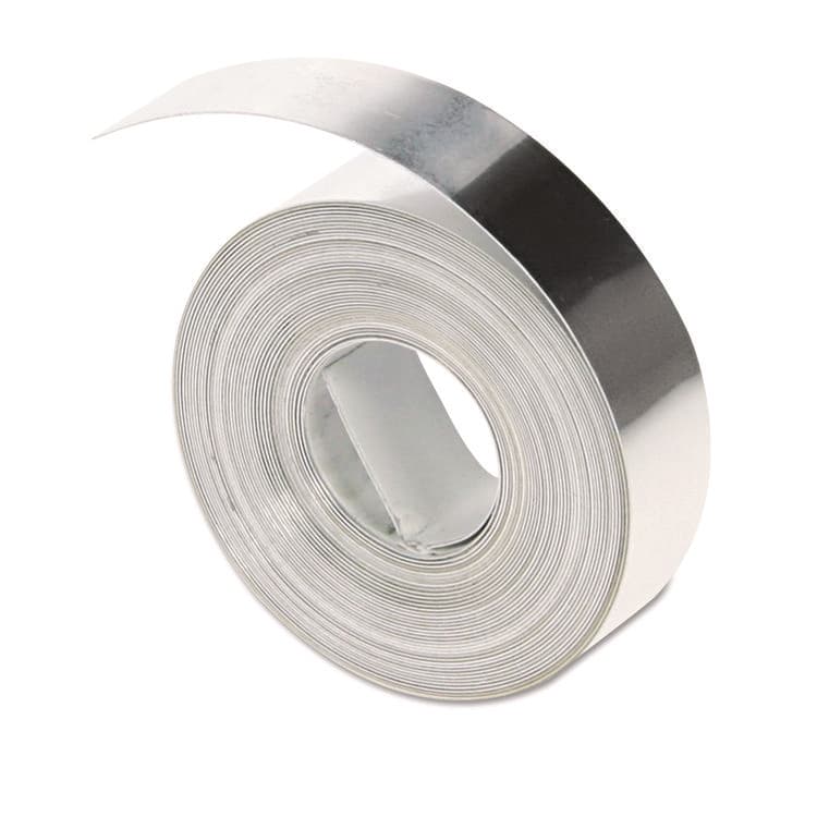 DYMO Rhino Metal Label Non-Adhesive Tape, 0.5" x 16 ft, Aluminum (DYM31000)