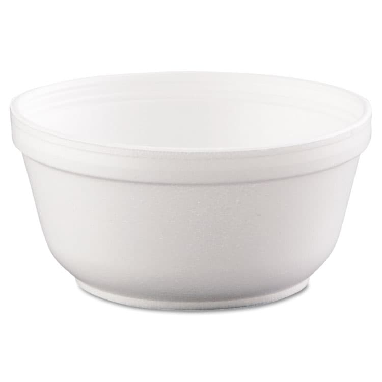 DART Insulated Foam Bowls, 12 oz, White, 50/Pack, 20 Packs/Carton (DCC12B32)