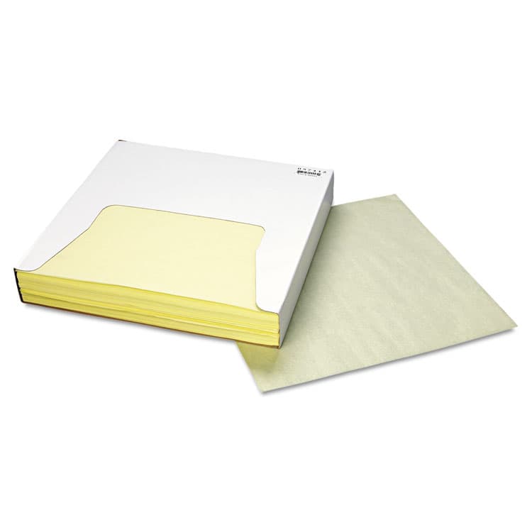 BAGCRAFT Grease-Resistant Paper Wraps and Liners, 12" x 12", Yellow, 1,000/Box, 5 Boxes/Carton (BGC057412) thumbnail 3