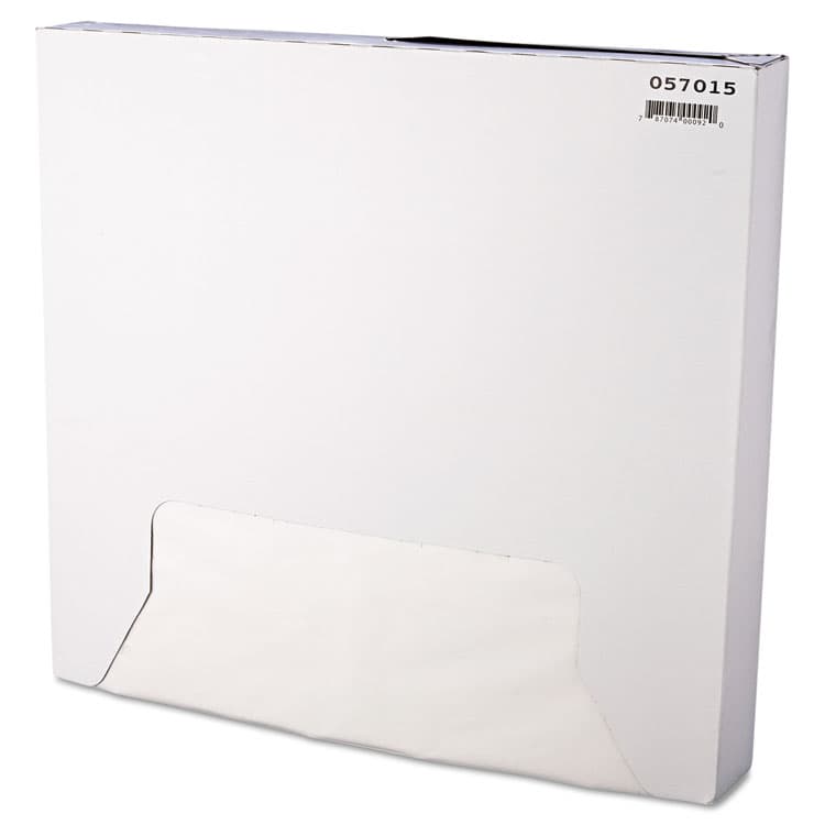 BAGCRAFT Grease-Resistant Paper Wraps and Liners, 15 x 16, White, 1,000/Box, 3 Boxes/Carton (BGC057015)