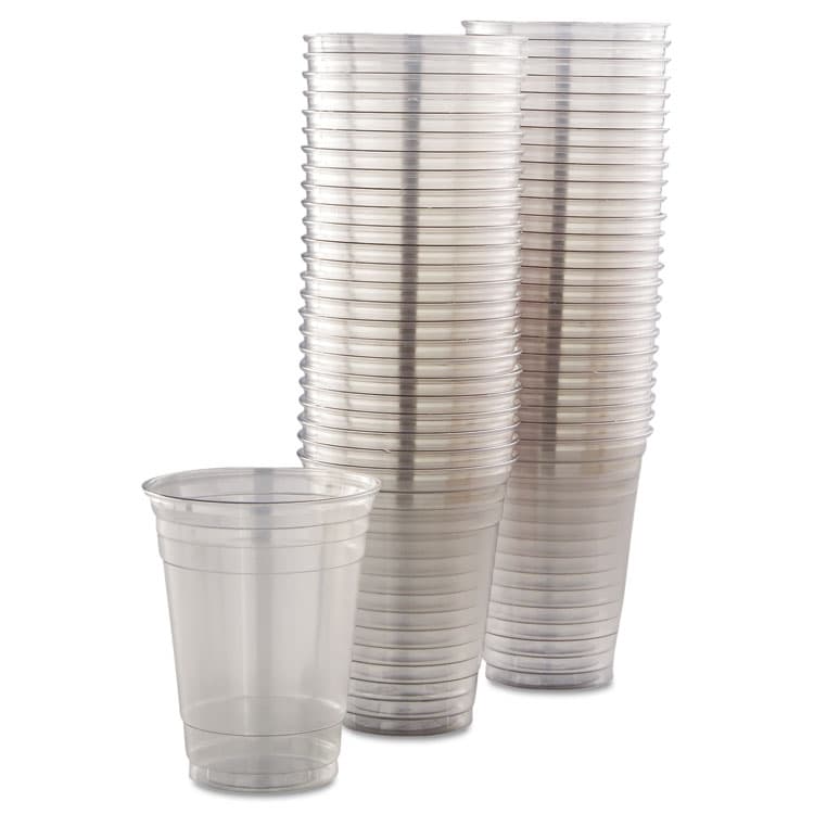 DART Ultra Clear PET Cups, Squat, 16 oz, Plastic, 50/Bag, 20 Bags/Carton (DCCTP16DCT) thumbnail 2
