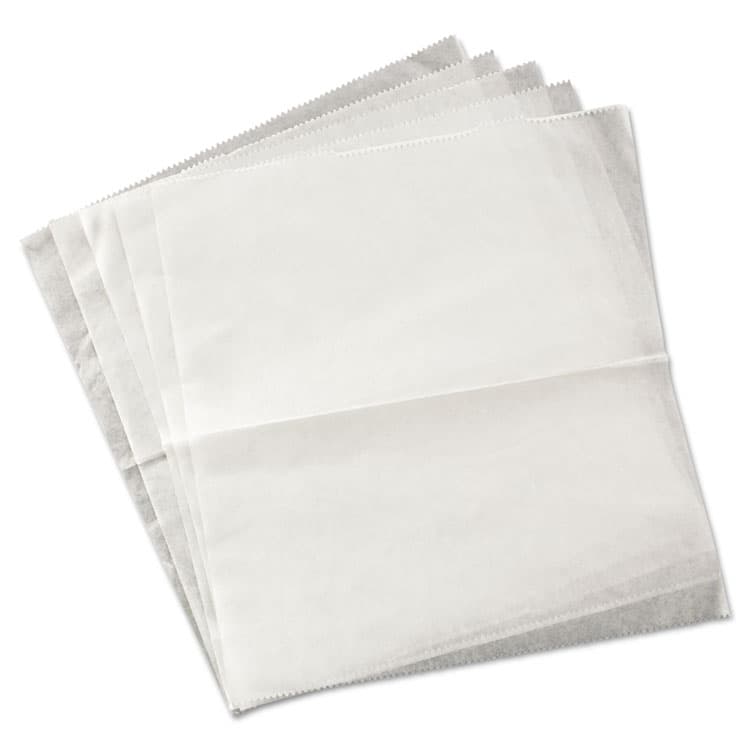 BAGCRAFT QF10 Interfolded Dry Wax Deli Paper, 10 x 10.25, White, 500/Box, 12 Boxes/Carton (BGC011010) thumbnail 2