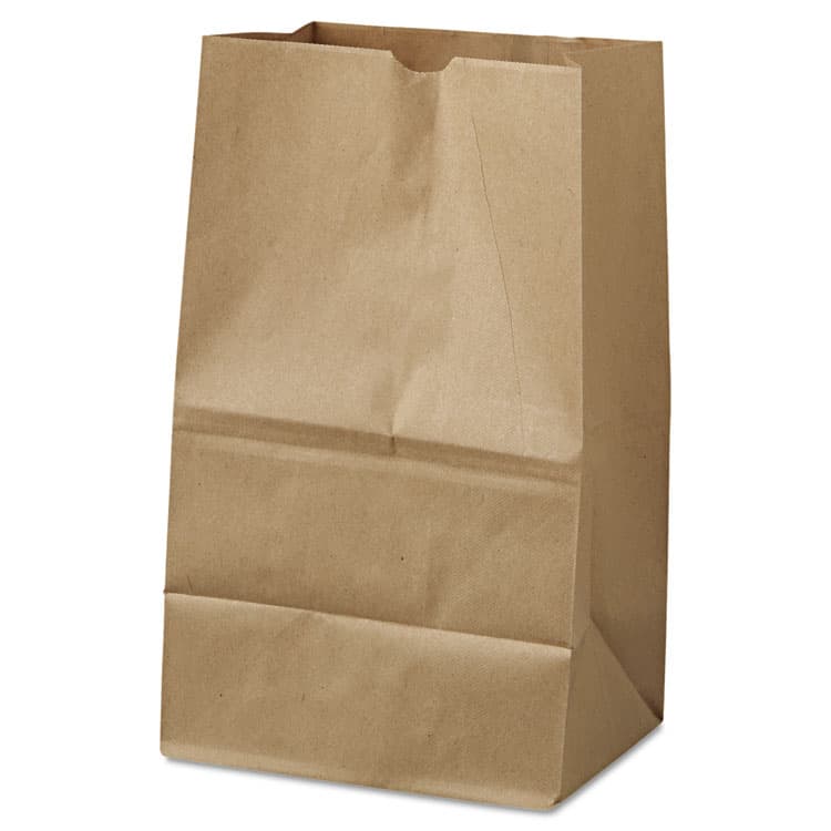 ROSS & WALLACE PAPER PRODUCTS, . Grocery Paper Bags, 20# Squat Size, 40# Basis Weight, 8.13" x 5.88" x 12.5", Kraft, 500/Bundle (BAGGK20S500)